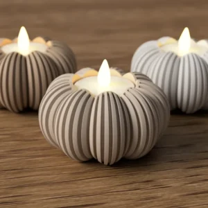 Teelicht Kürbis